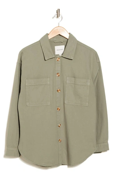Shop Thread & Supply Fletcher Shirt Jacket In Seagrass