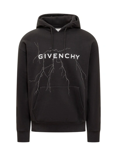 Shop Givenchy Reflective Sweatshirt In Black