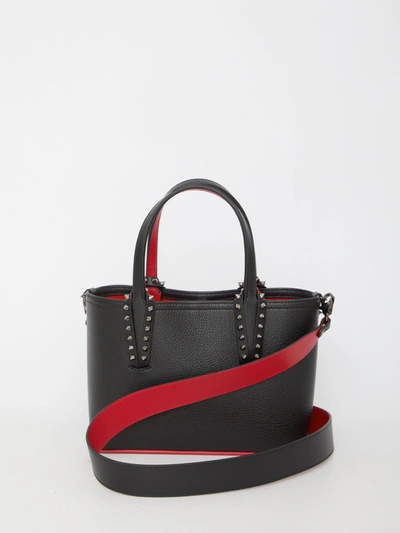Shop Christian Louboutin Cabata E/w Mini Bag In Black