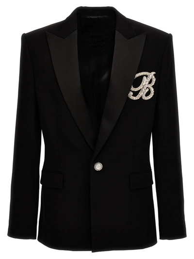Shop Balmain B Blazer In Black