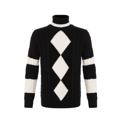 Shop Saint Laurent Sweter In Black