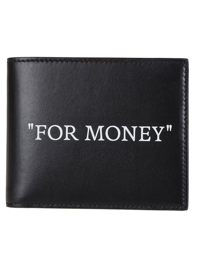 Shop Off-white For Money Bifold Wallet In Black