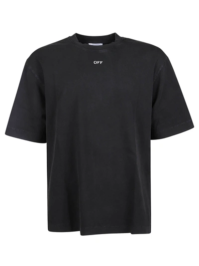Shop Off-white Bw Matthew Skate T-shirt In Black/grey