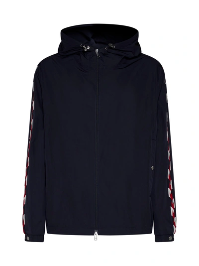 Shop Moncler Jacket In Blu