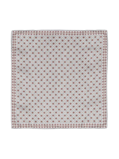Shop Brunello Cucinelli Geometric-printed Reversible Handkerchief In Default Title