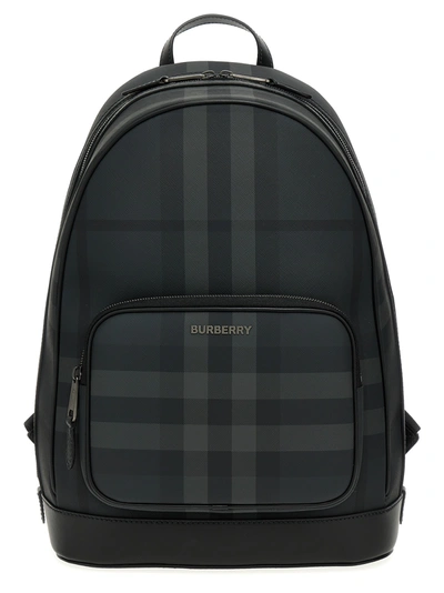 Shop Burberry Strapie Backpack In Gray