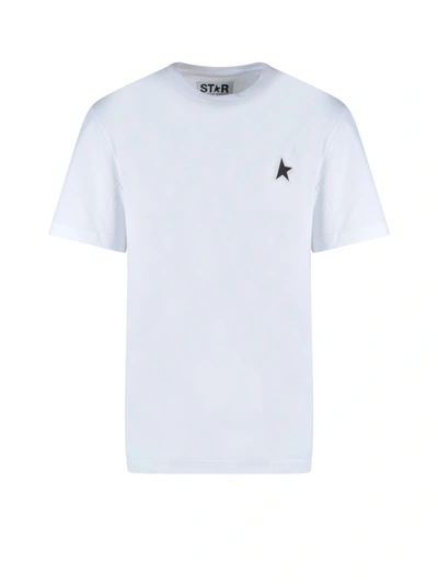 Shop Golden Goose T-shirt In Optic White/black