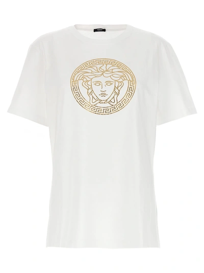 Shop Versace Medusa T-shirt In White