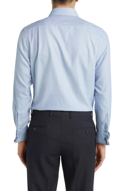 Shop Charles Tyrwhitt Clifton Slim Fit Non-iron Cotton Twill Dress Shirt In Ocean Blue