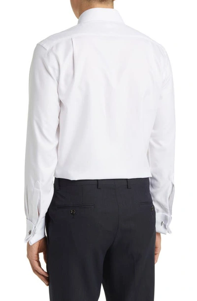 Shop Charles Tyrwhitt Clifton Slim Fit Non-iron Cotton Twill Dress Shirt In White