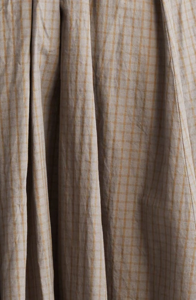 Shop Altuzarra Brigitte Dip Dyed Ruffle Cotton Dress In Fieldstone Dip Dye