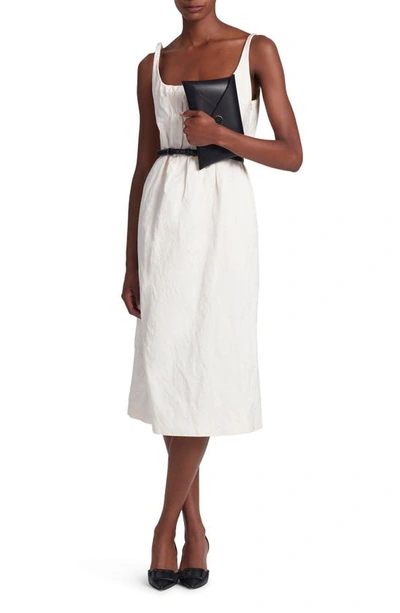 Shop Altuzarra Jerry Crinkled Texture Slipdress In Ivory