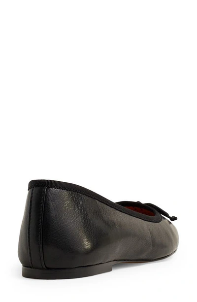 Madewell The Anelise Ballet Flat In True Black