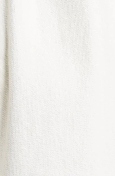 Frame Elastic Waist Cotton Terry Shorts In Off White