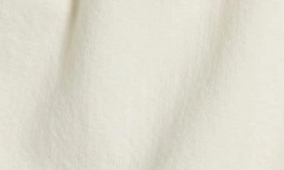 Frame Elastic Waist Cotton Terry Shorts In Off White