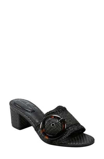 Shop Bandolino Anni Block Heel Sandal In Black