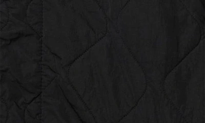 Shop Burberry Quilted Washed Nylon Bomber Jacket In Onyx