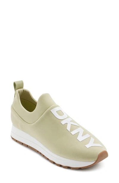 Shop Dkny Slip-on Sneaker In Celadon