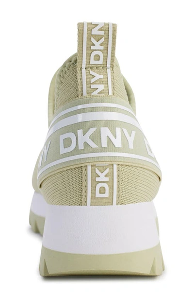 Shop Dkny Slip-on Sneaker In Celadon