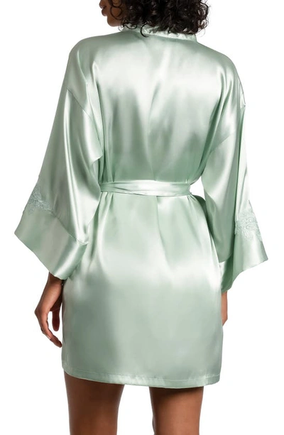 Shop In Bloom By Jonquil Adore You Satin Wrap In Celadon