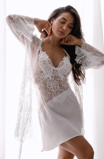 In Bloom By Jonquil Marry Me Satin & Lace Chemise In Ivory