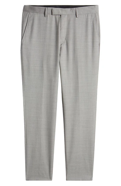 Shop Tiger Of Sweden Tenuta Slim Fit Wool Trousers In Light Grey