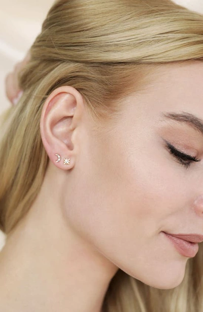 Ettika Set Of 3 Celestial Stud Earrings In Turquoise