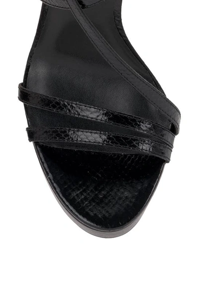 Shop Jessica Simpson Jewelria Ankle Strap Platform Sandal In Black