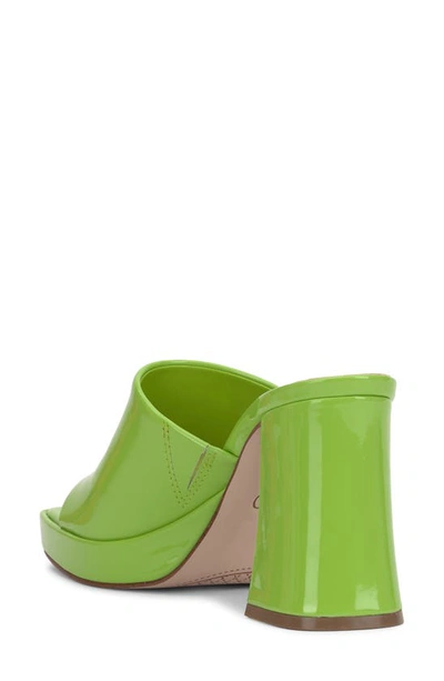 Jessica Simpson Kashet Platform Slide Sandal In Spring Green