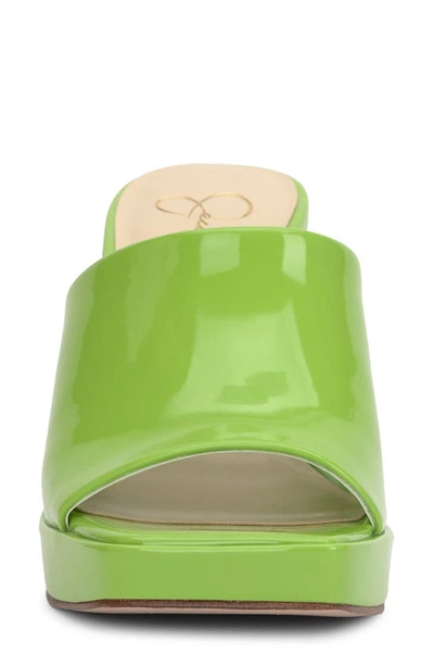 Jessica Simpson Kashet Platform Slide Sandal In Spring Green
