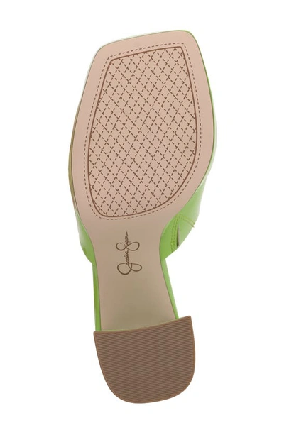 Jessica Simpson Kashet Platform Slide Sandal In Spring Green