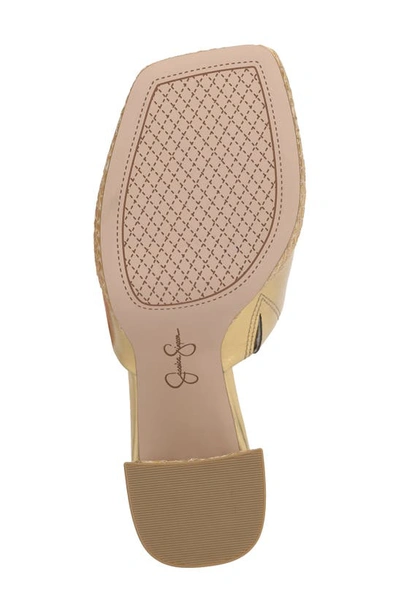 Shop Jessica Simpson Kashet Platform Slide Sandal In Gold