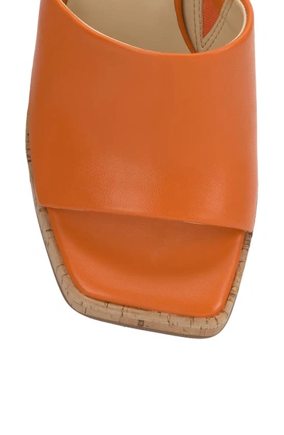 Shop Jessica Simpson Kashet Platform Slide Sandal In Tangerine