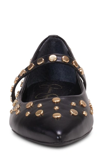 Jessica Simpson Kiann Pointed Toe Flat In Black