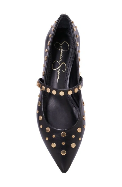 Jessica Simpson Kiann Pointed Toe Flat In Black