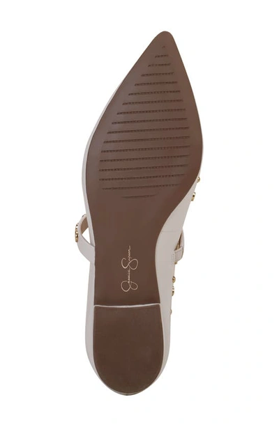 Jessica Simpson Kiann Pointed Toe Flat In Off White