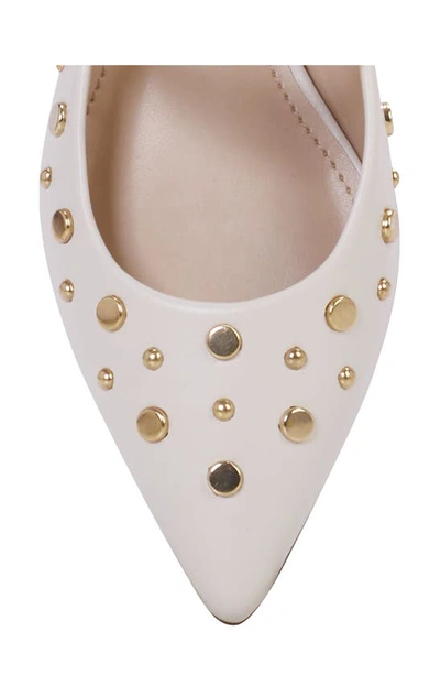 Jessica Simpson Kiann Pointed Toe Flat In Off White