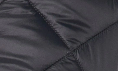 Travis Mathew Lights At Night Quilted Jacket In Obsidian