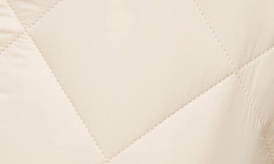 Travis Mathew Lights At Night Quilted Jacket In Pumice Stone