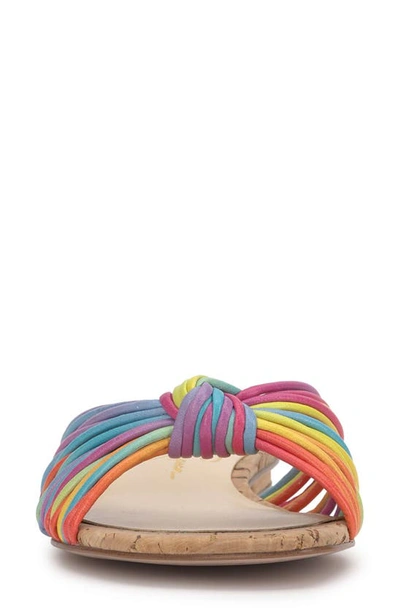 Jessica Simpson Dydra Slide Sandal In Rainbow Multi