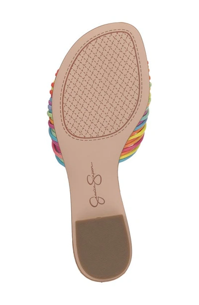 Jessica Simpson Dydra Slide Sandal In Rainbow Multi