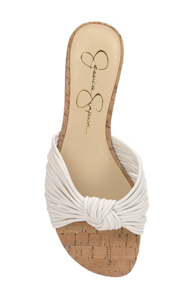Jessica Simpson Dydra Slide Sandal In White