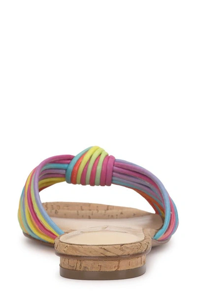 Jessica Simpson Dydra Slide Sandal In Rainbow Multi