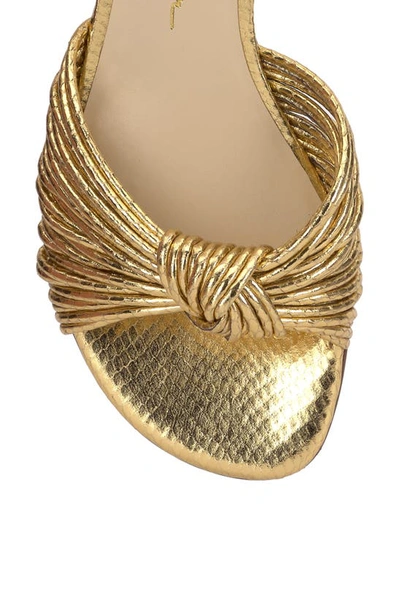 Shop Jessica Simpson Dydra Slide Sandal In Gold