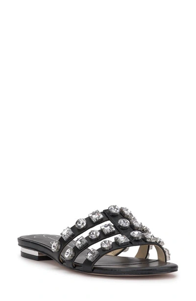 Shop Jessica Simpson Detta Slide Sandal In Black