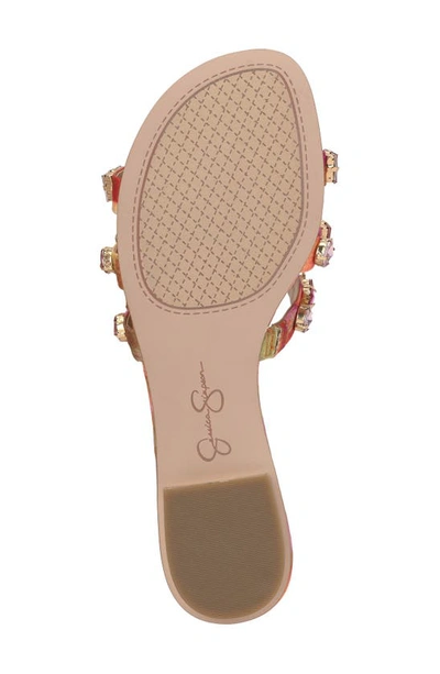 Shop Jessica Simpson Detta Slide Sandal In Pink Red Com