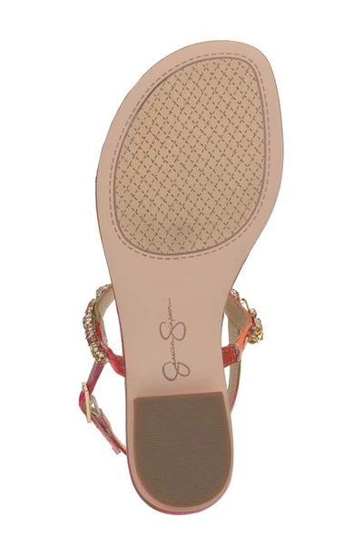 Jessica Simpson Dehna Slingback Sandal In Pink Red