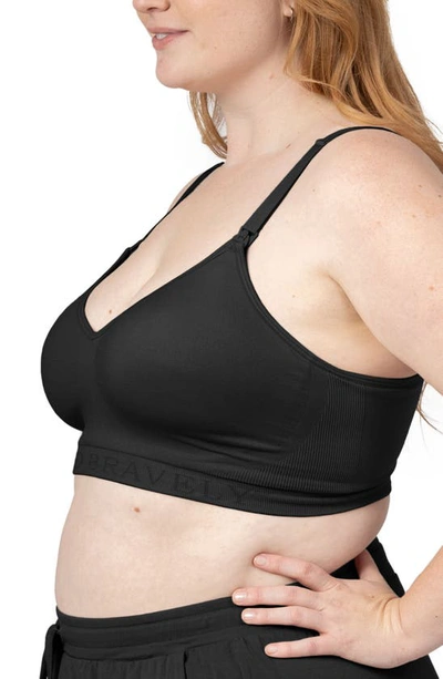 Kindred Bravely Signature Sublime Contour Pumping Bra In Black