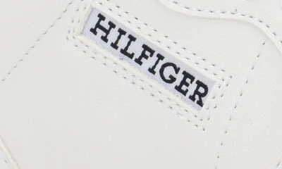 Shop Tommy Hilfiger Dunner Platform Sneaker In White/blue
