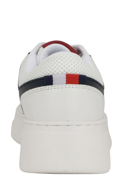 Shop Tommy Hilfiger Gaebi Platform Sneaker In White Ll